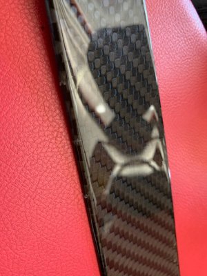 Maserati Ghibli Exterior Trim - Carbon Fiber - Rear Trunk Deck Lid Trim - Blemish